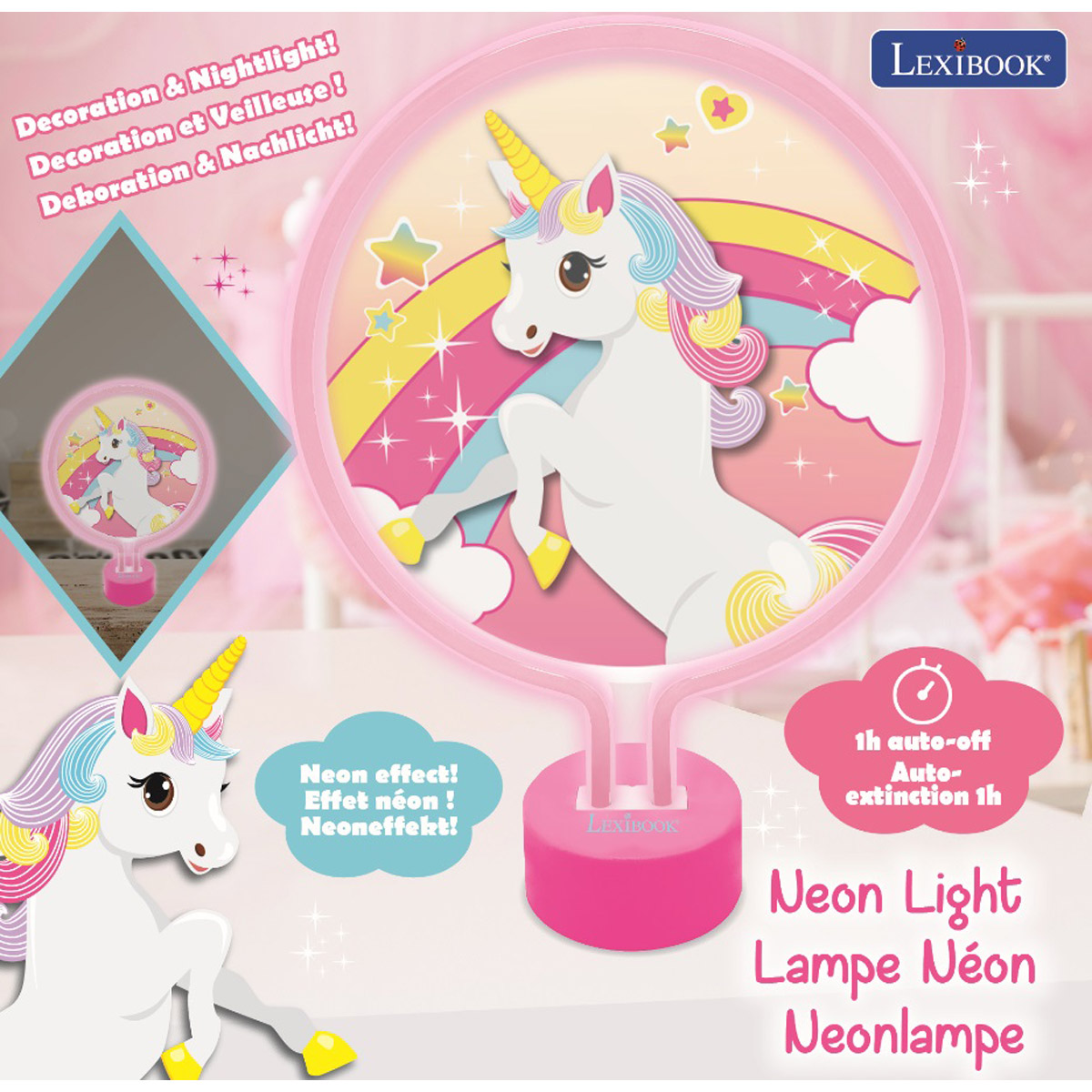 Lampe Néon Licorne