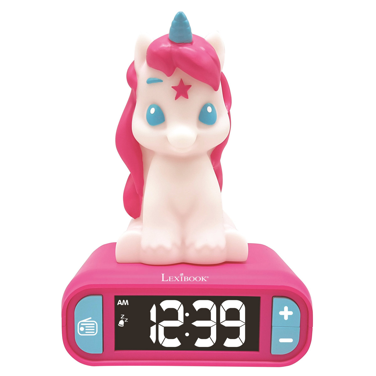 Unicorn Radio Alarm Clock with Night Light