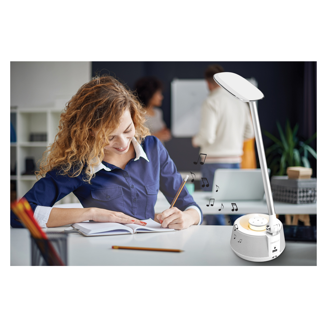 LED-Schreibtischlampe mit Bluetooth®-Lautsprecher