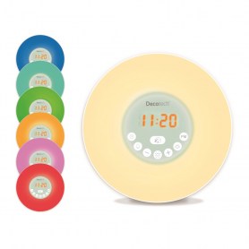 Sunrise colour alarm clock