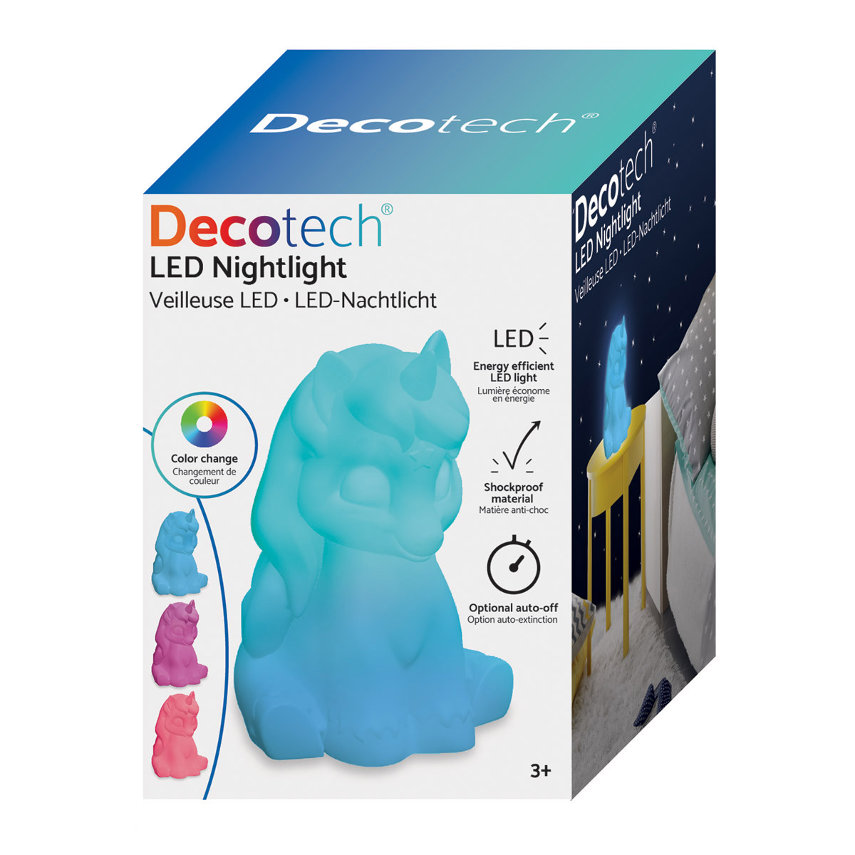 Unicorn colour night light